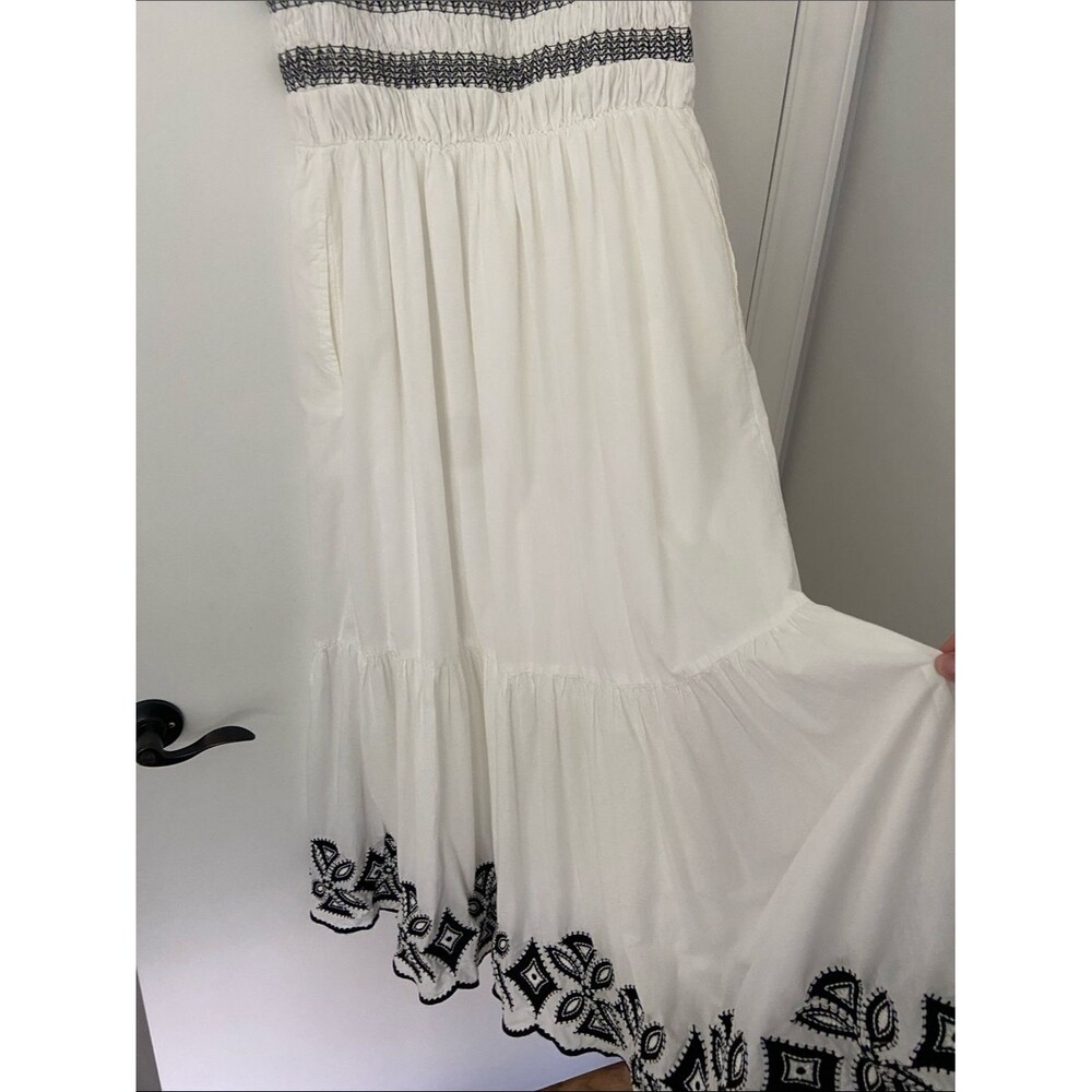 Anthropologie Peregrine Embroidered Smocked Maxi Dress - Picture 10 of 16